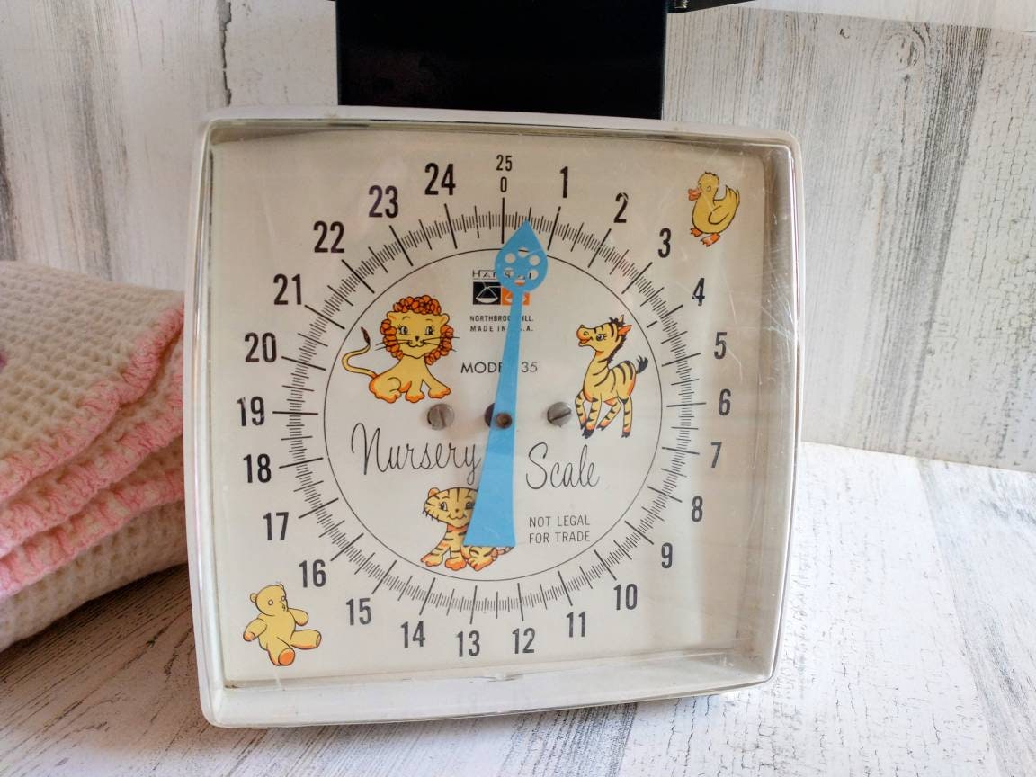 ヴィンテージ HANSON ハンソン社のベビー用体重計1930's 飾り物希少品 ヴィンテージ HANSON ハンソン社のベビー用体重計1930´s 飾り物