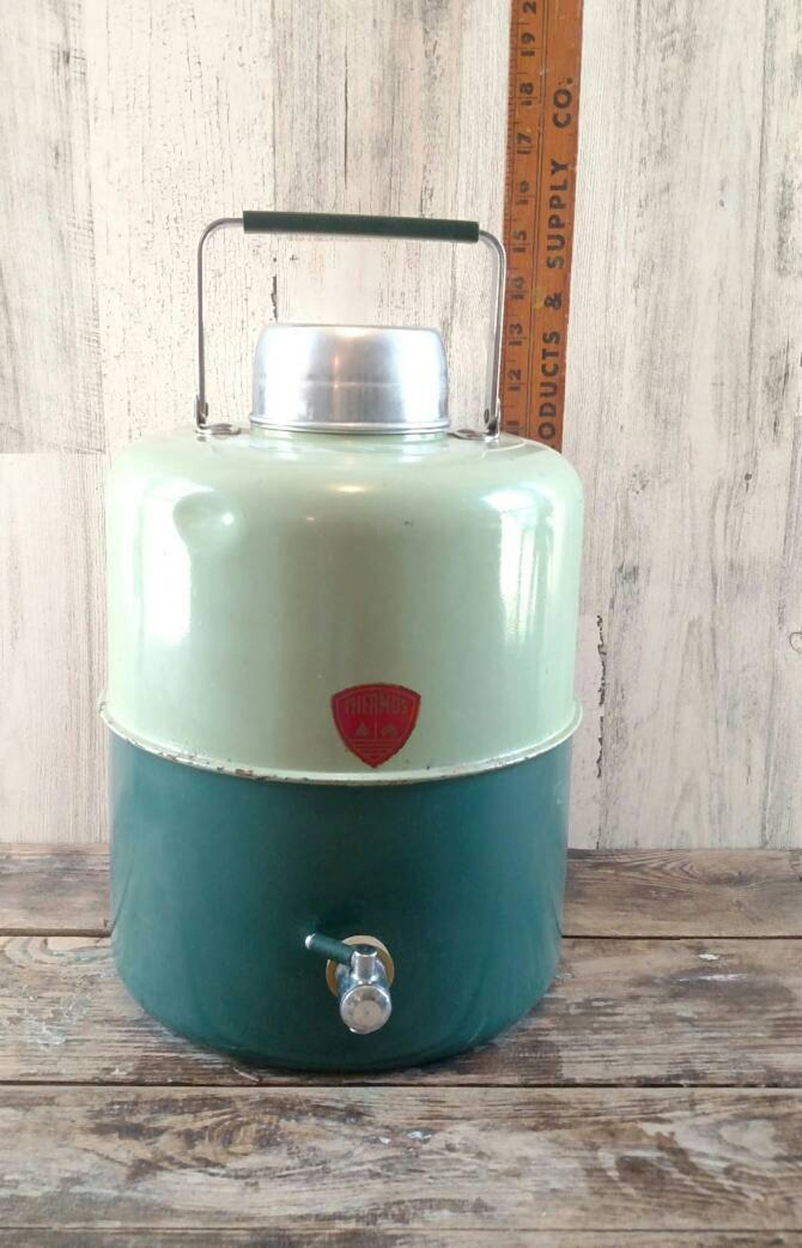 vintage camping thermos