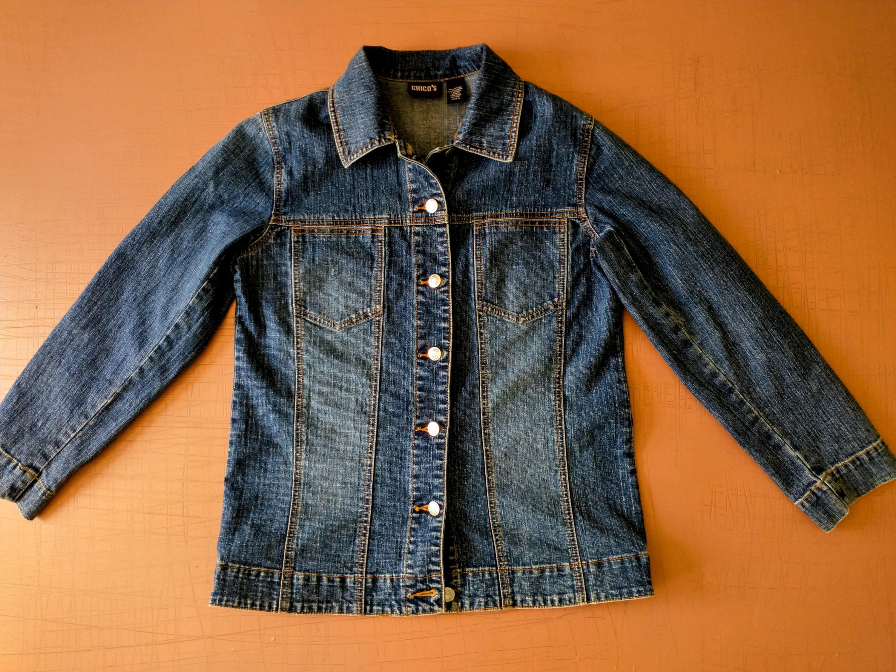 Chicos Denim Jacket - Etsy