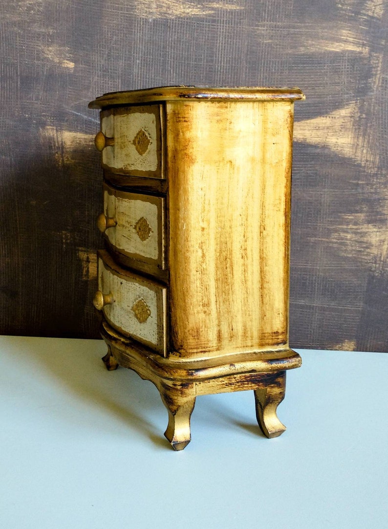 Charming Vintage Music Jewelry Box Made in Japan All Wood Etsy