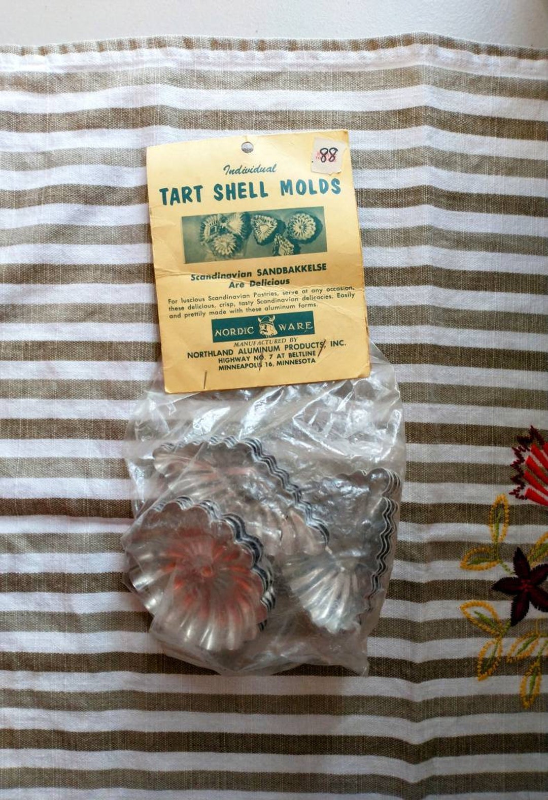 NOS Nordic Ware Tart Shell Molds Scandinavian Cookies Pastries Etsy