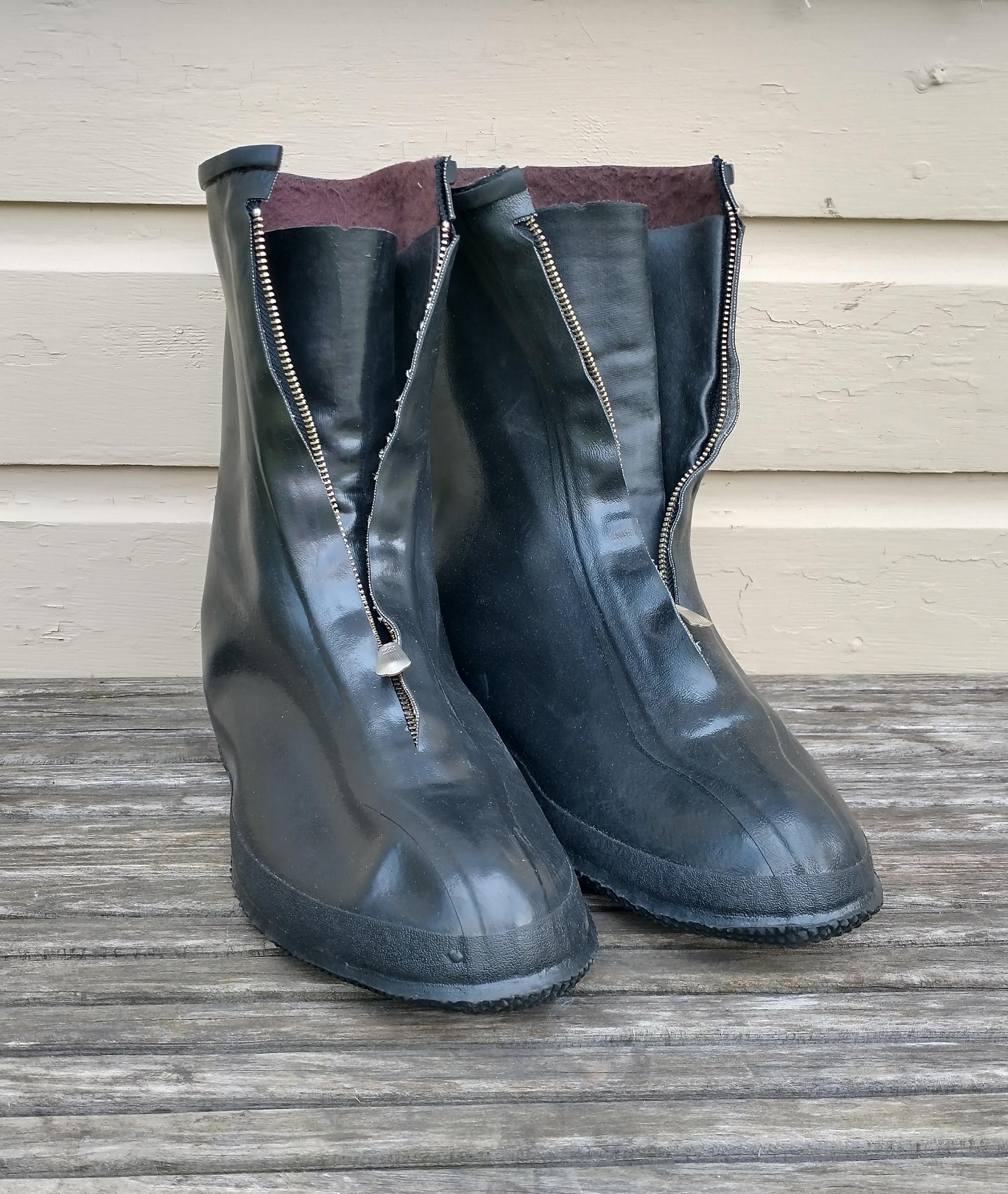 Winter Boots Sloosh Rain Boots New Old Stock Men's Overshoes