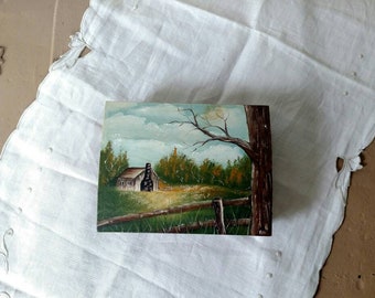 Cabin Jewelry Box Etsy