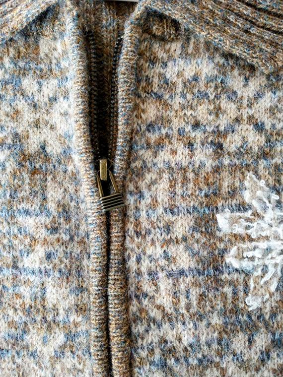 Vintage WOOLRICH Ribbed Knit Sweater Vest Snowfla… - image 5