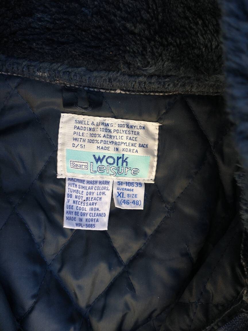 Combinaison De Neige Vintage Sears Taille 42 - Marron, Capuche Réfléchissante, Doublure Polaire - Occasion
