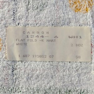 K&ouml;nnte beinhalten: Wei&szlig;e Cannon Flachfalt-Handt&uuml;cher, 2 Dutzend, 1.687 195812 07 58