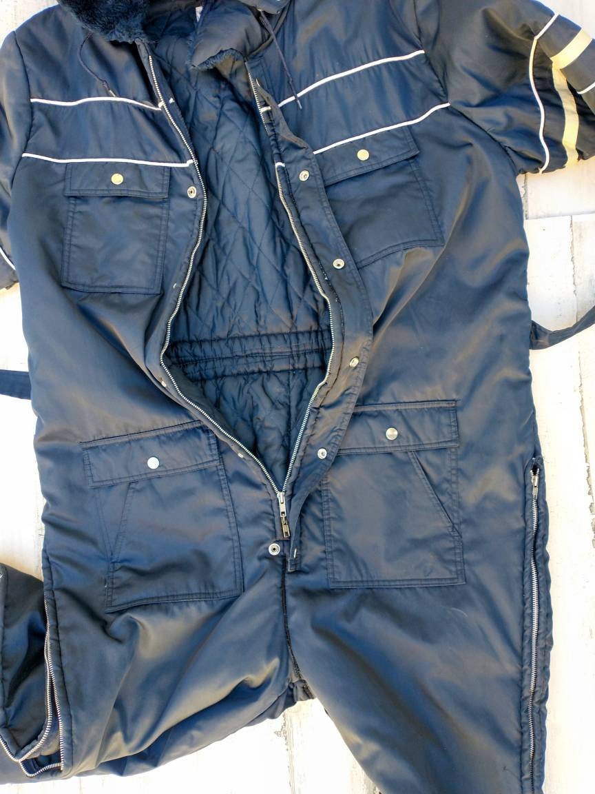Vintage SEARS Work Leisure Snow Suit Snowsuit Ski SNOWMOBILE