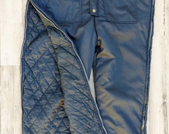 Combinaison De Neige Vintage Sears Marron Taille 42 - Capuche Réfléchissante - Occasion