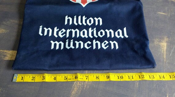 HILTON INTERNATIONAL MUNCHEN Vintage Travel Bag D… - image 8