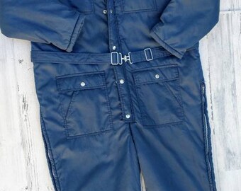 Vintage SEARS Work Leisure Snow Suit Snowsuit Ski SNOWMOBILE