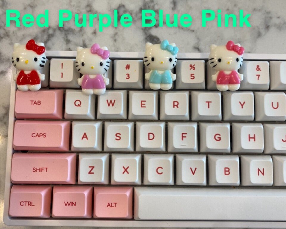 Hello Kitty Keycap Etsy