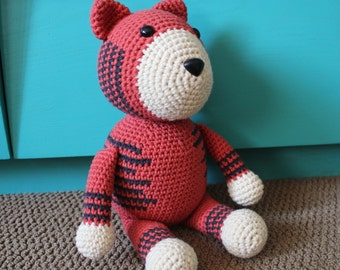 Tiger Crochet Pattern Instant Download Hobbes Crochet Pattern PDF Jungle Animal Crochet Pattern Tiger Amigurumi Pattern