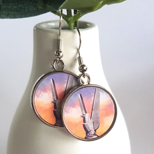 Australian American War Memorial Eagle Earring | Sublimated Print on Metal | Canberra Icon Earring