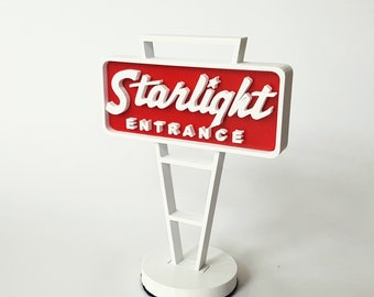 Starlight Drive-in Sign Miniature: Canberra Icon