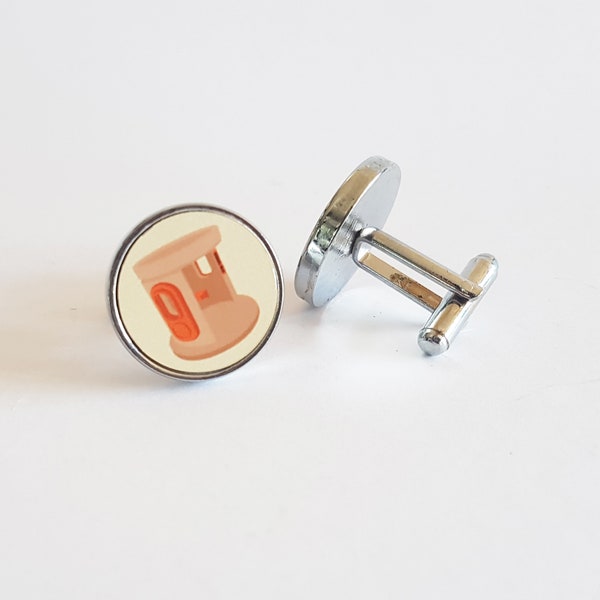 Canberra Bus Shelter Cuff Links - Sublimated Print on Metal