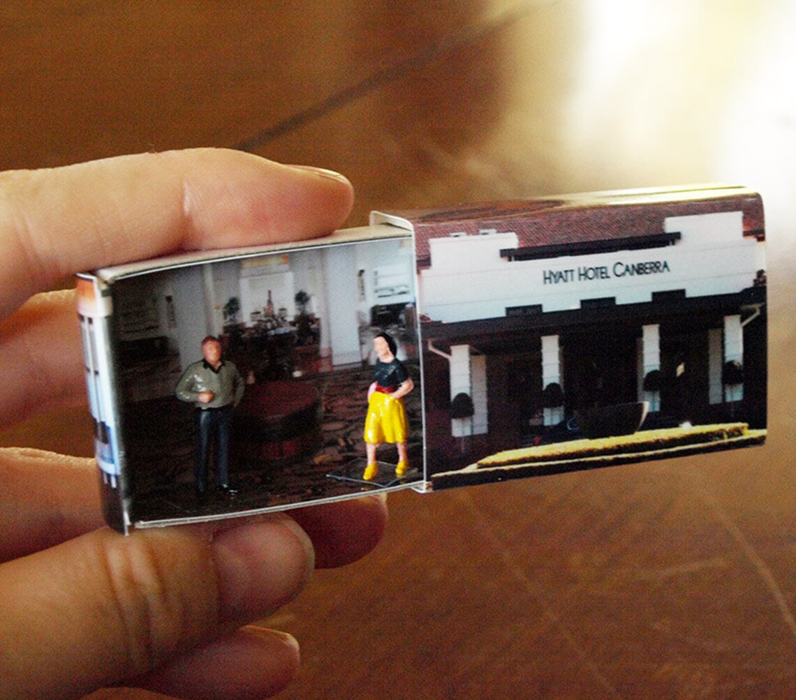 Matchbox Building Matchbox Miniature of the Hyatt Hotel, Canberra