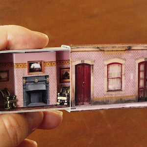 Matchbox House: Miniature Room inside a Matchbox