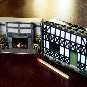 Matchbox House: Miniature Room inside a Matchbox image 2