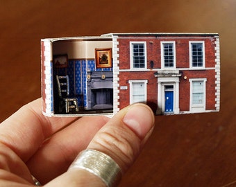 Matchbox House: Miniature Room inside a Matchbox