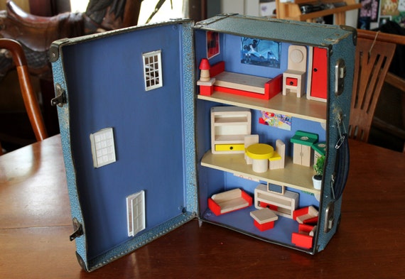 suitcase dollhouse