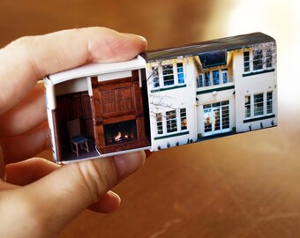 Matchbox Building: Matchbox Miniature of Old Canberra House, Canberra, Australia.