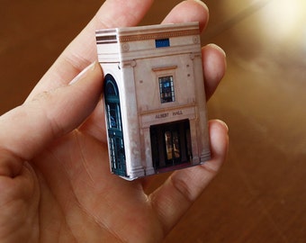 Matchbox Building: Matchbox Miniature of Albert Hall, Canberra, Australia.