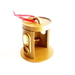 Canberra Bus Shelter Christmas Decoration 3D Printed, Canberra Australia