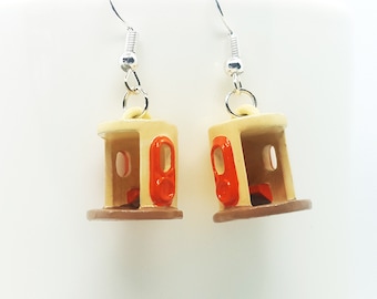 Canberra Bus Shelter Earrings - 3D Printed Miniature