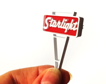 Starlight Drive-in Pin: Canberra Icon Accessories