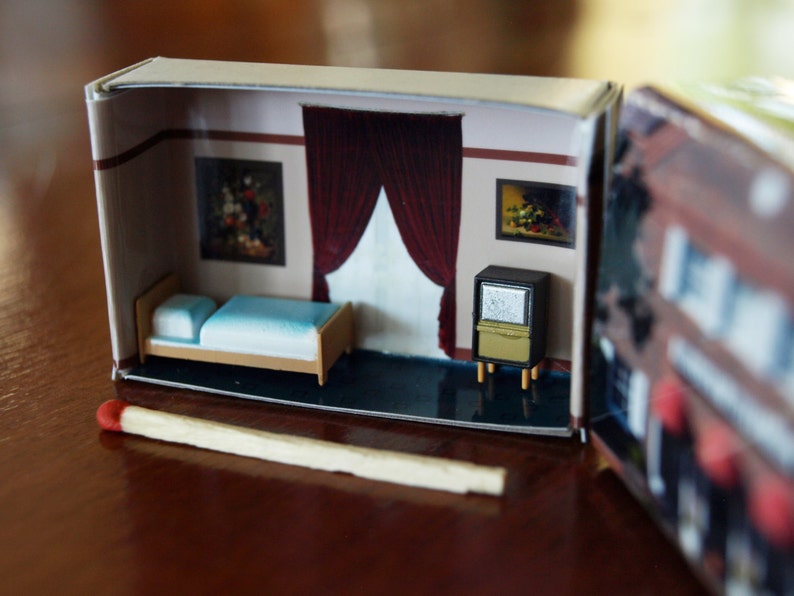 Matchbox Building Matchbox Miniature of the Brassey Hotel, Canberra