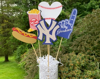 Baseball Centerpiece, Baseball Birthday Party, Rookie of the Year Centerpiece, Rookie of the Year Baseball Party