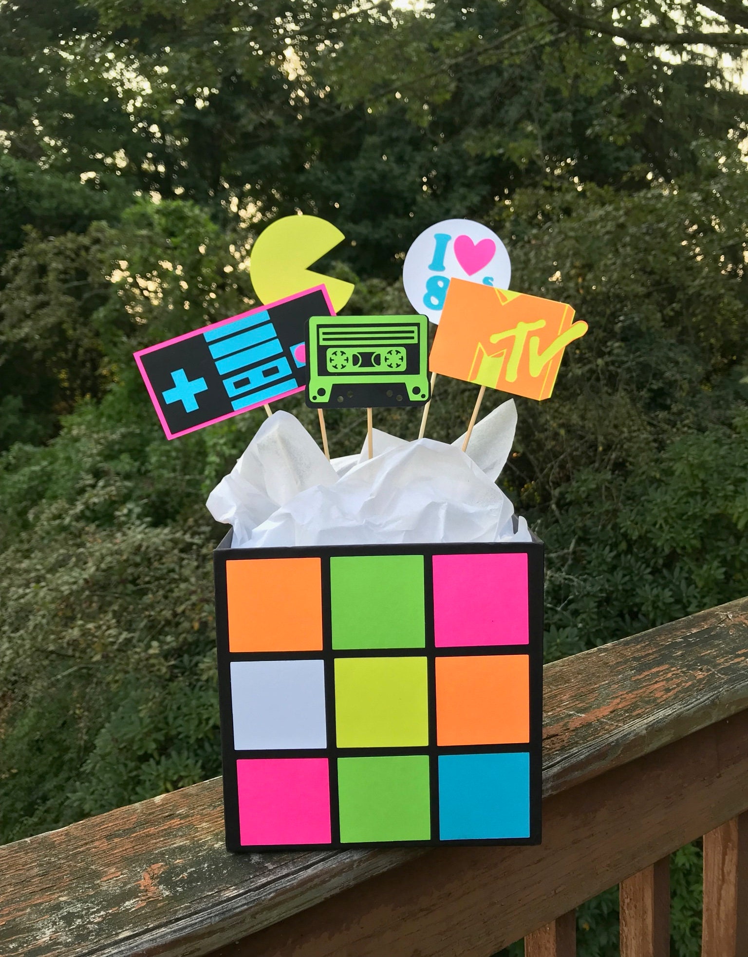 80s Centerpiece I Love the 80s Centerpiece 80s Party Etsy