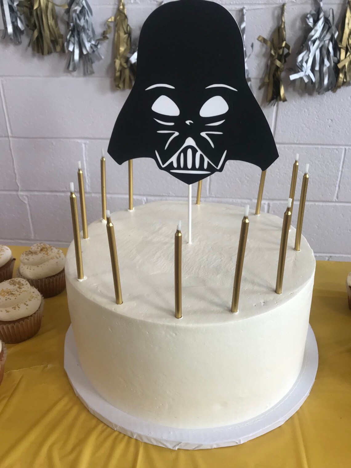Darth Vader Cake Topper Etsy