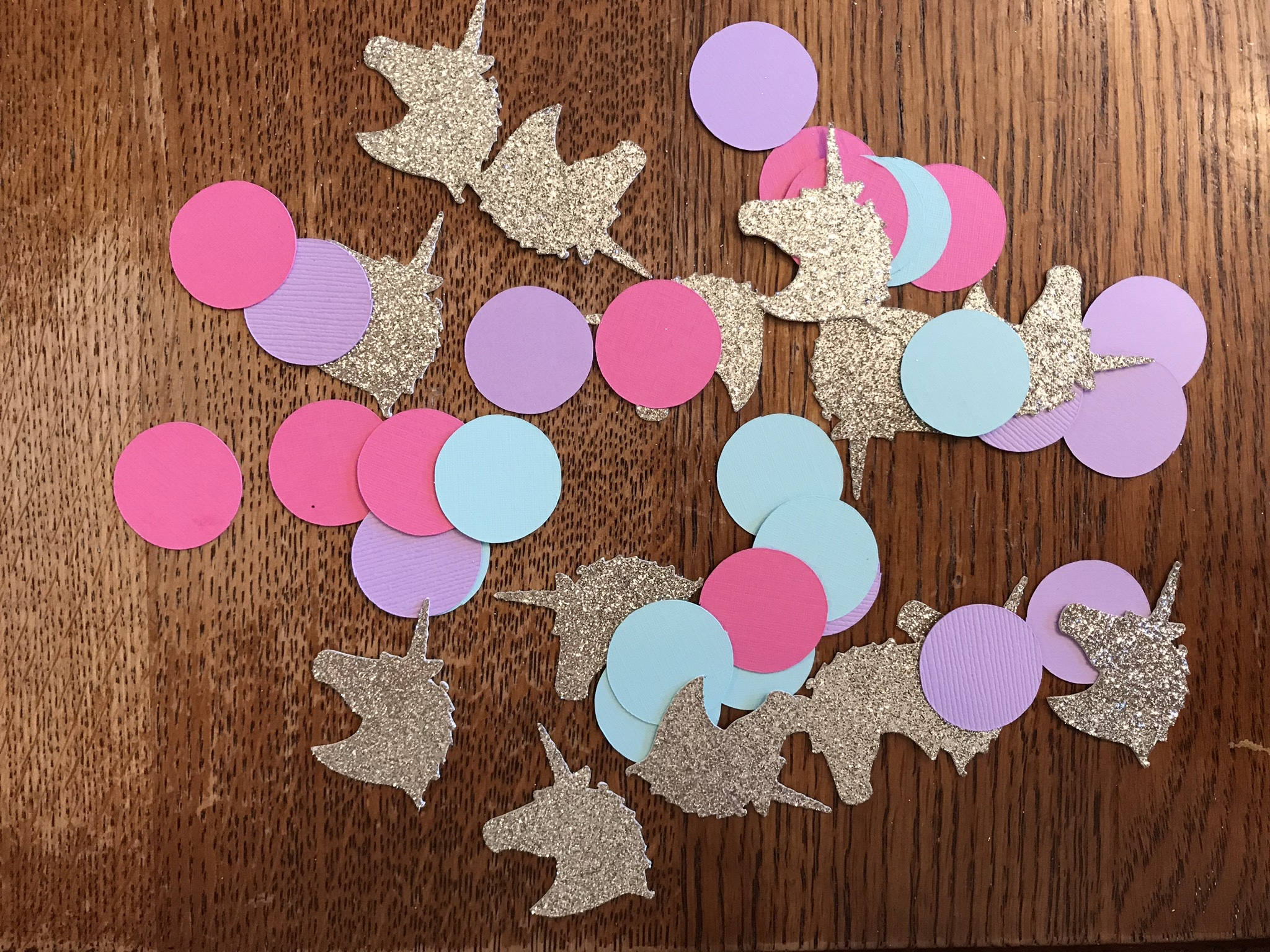 Unicorn Confetti Unicorn Pastel Confetti Glitter Unicorn Birthday Confetti 140ct