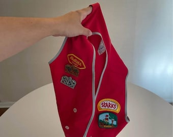 Colete vintage infantil de escoteiro do clube Awana
