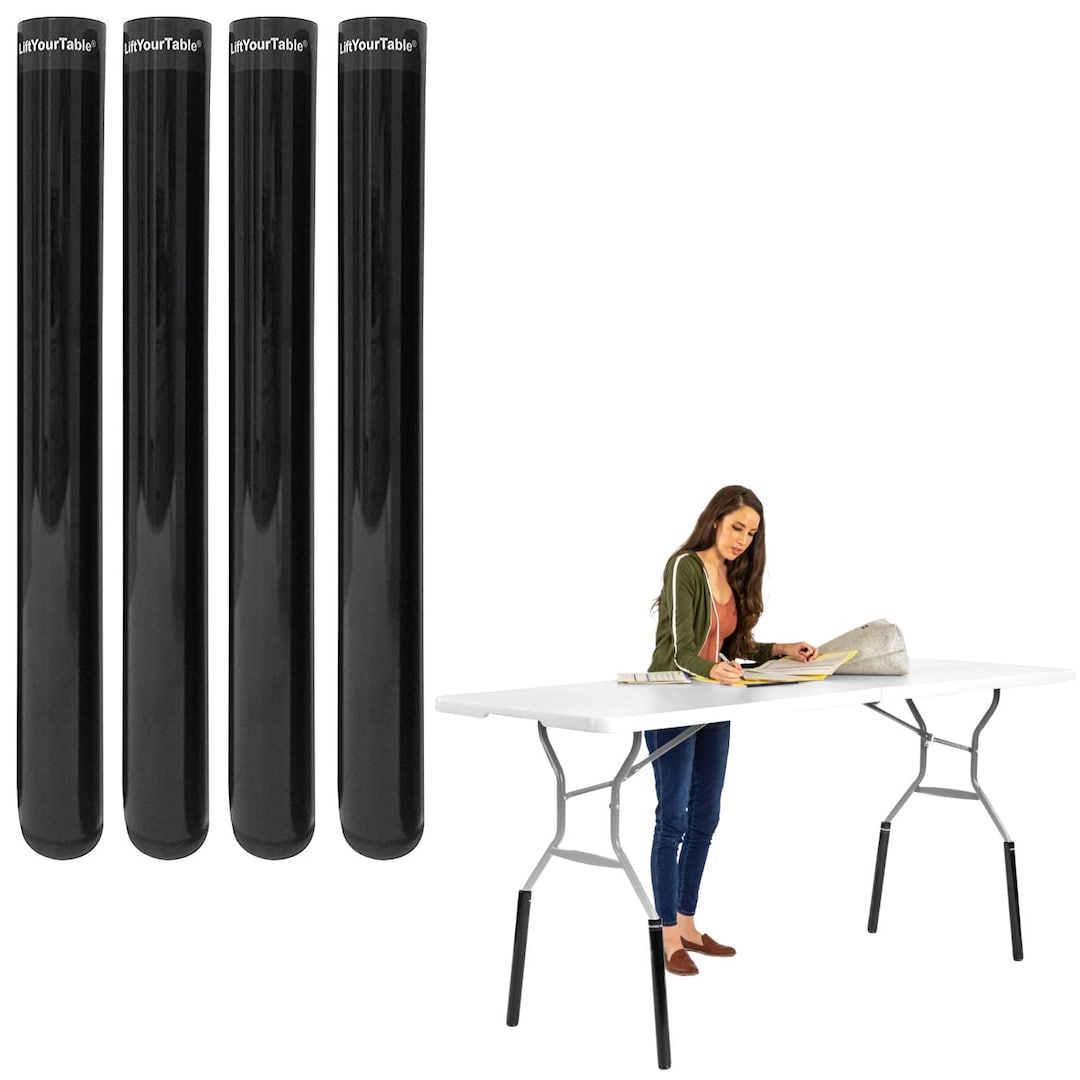Lift Your Table® Folding Table Risers - Standing Desk Kit - Etsy