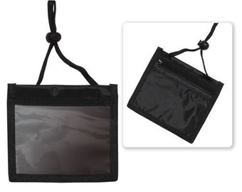 Three Pocket Credential Badge Holder : ID Badge Wallet