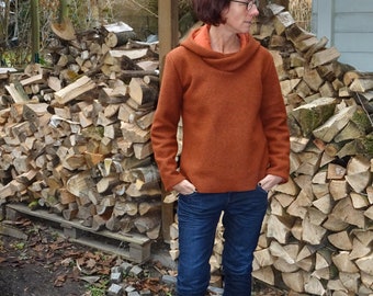 Walk sweater, hoodie, wool walk hoodie