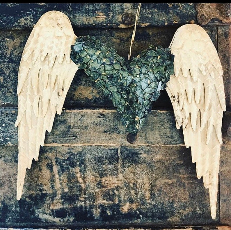 Angel Wing Wall Decor Rustic Angel Wings Wing Wall Decor Etsy
