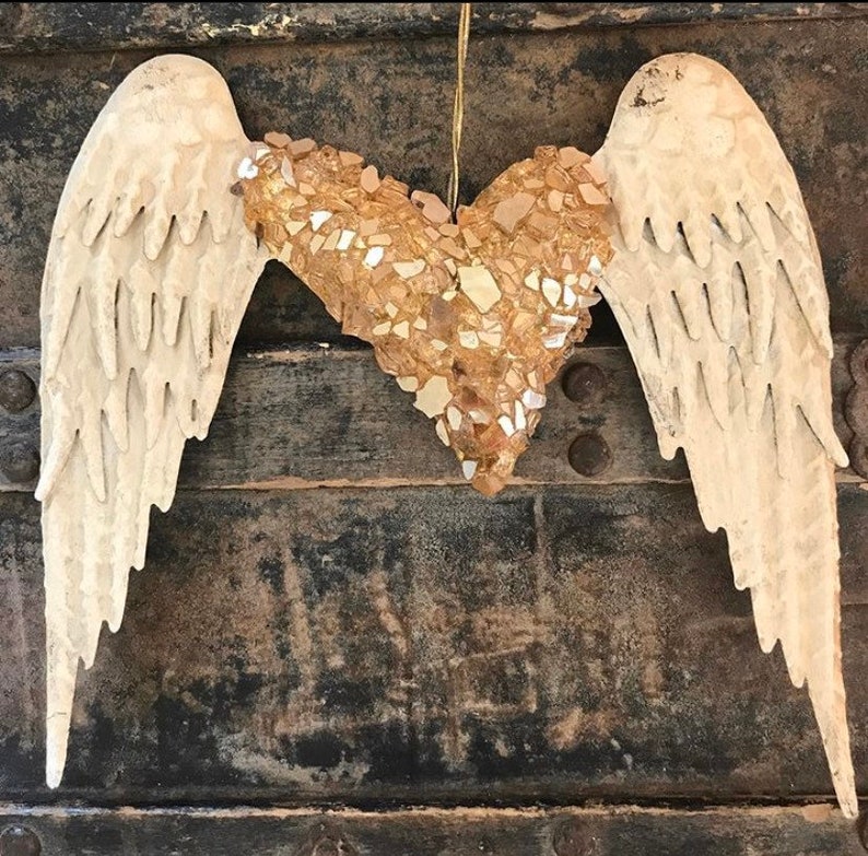 Angel Wing Wall Decor Rustic Angel Wings Wing Wall Decor Etsy