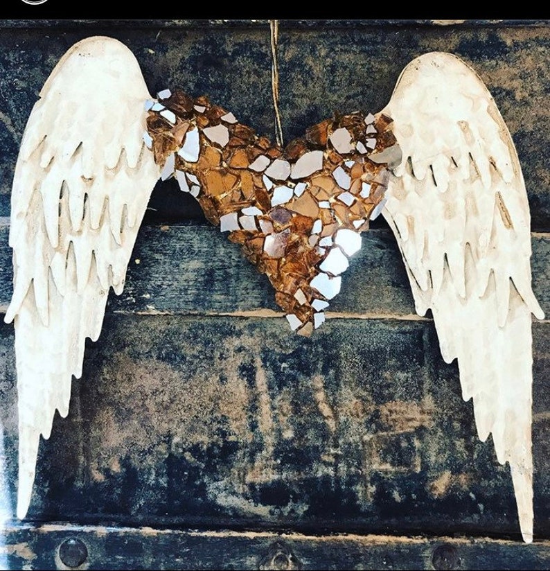 Angel Wing Wall Decor Rustic Angel Wings Wing Wall Decor Etsy
