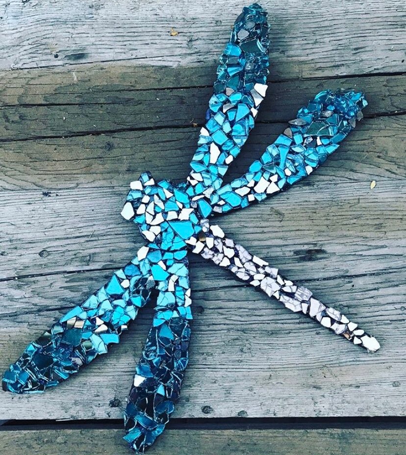 Multi Color Dragonfly Art Dragonfly Wall Decor Dragonfly - Etsy