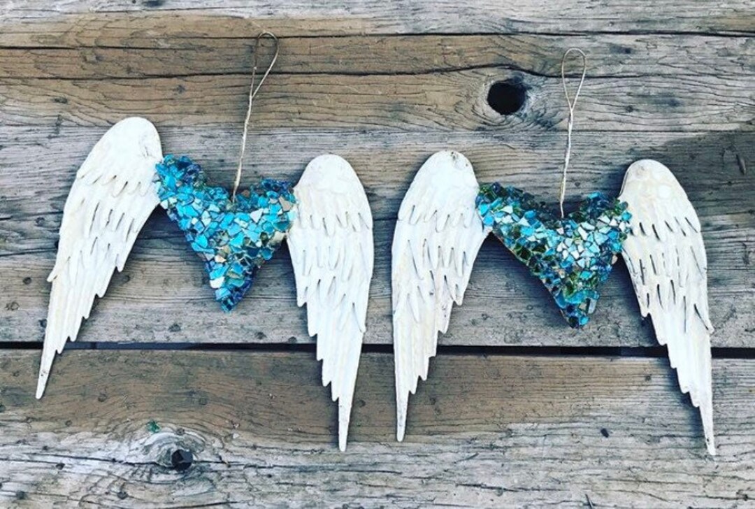 Angel Wing Wall Decor Rustic Angel Wings Wing Wall Decor Etsy