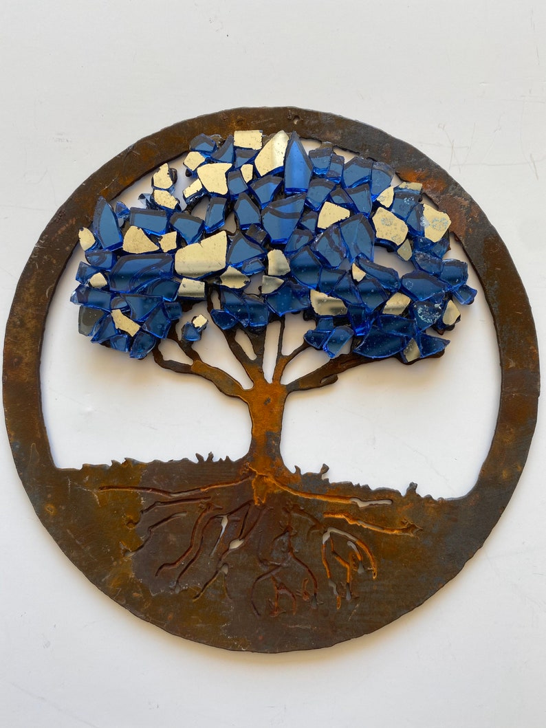 Tree of Life Wall Art Small Metal Wall Art Metal Wall Decor Etsy