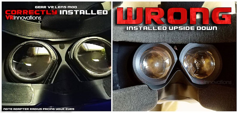 Best Selling Gear VR Lens Mod Upgrade Kit For Vive / Vive Pro Distortion Software Edit No Longer Needed DCU Easy-Grip Adapters image 6