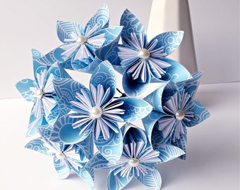Paper Flowers Gift Bouquet, 1st Anniversary Gifts, Flower Gifts for Friends, Origami Bouquet