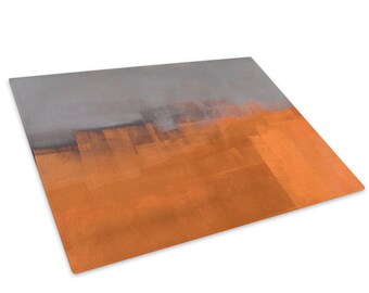 Sea Sunset Orange Blue Glass Chopping Board Kitchen Worktop Saver Protector
