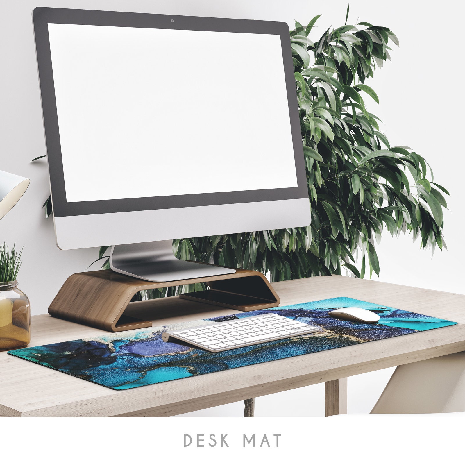 AB3646XL 90x40cm Extra Large XXL Mouse Mat Pad Full Desk Teal Etsy