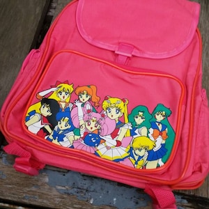 90s Vintage sailormoon backpack_small size