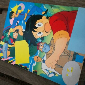 80s Vintage  kungfu boy_ coloring book